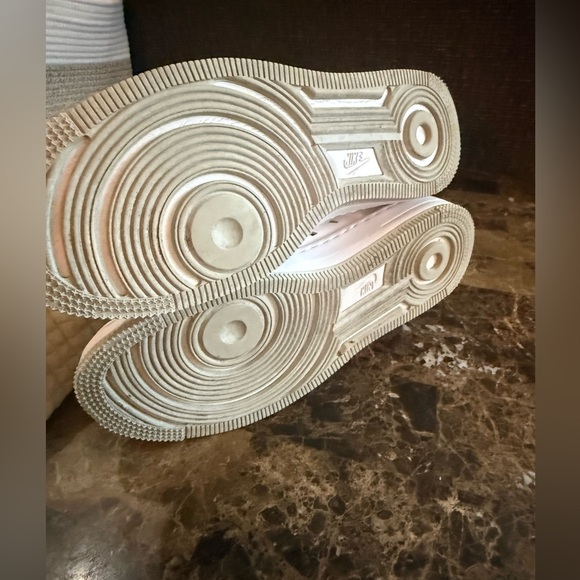 Nike. WMNS Air Force 1 Ultra Force Mid "Joli". White/Light Bone. Size 6. - Picture 12 of 12